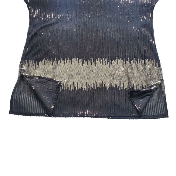 I.N.C International Concepts Women's Sequin V-Neck Pullover Sheer Top Size XL - Picture 8 of 12